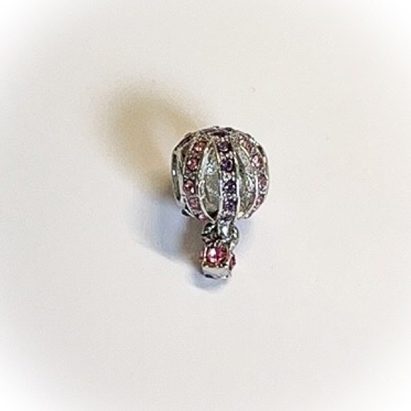 💕Beautiful Air Balloon Bead Charm Large Hole CZ💕 - Picture 4 of 5